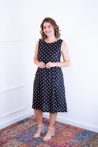 Vestido Sofia na cor Bolinha Bege (Estampa), foto 2 de 2