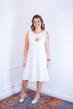 Vestido Sofia - Malha Confort Regata Midi - Naguirre Shop