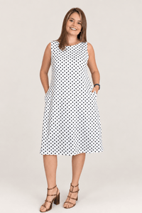 Vestido Sofia - Malha Confort Regata Midi - Naguirre Shop