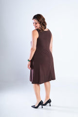 Vestido Sofia - Malha Confort Regata Midi - Naguirre Shop