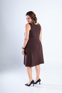 Vestido Sofia - Malha Confort Regata Midi - Naguirre Shop