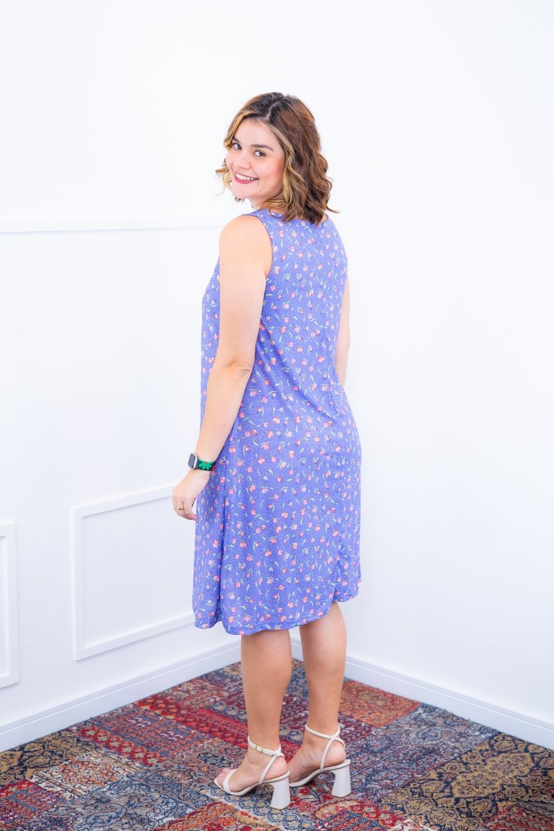 Vestido Sofia - Malha Confort Regata Midi - Naguirre Shop