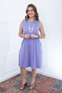 Vestido Sofia na cor Lavanda, foto 1 de 4