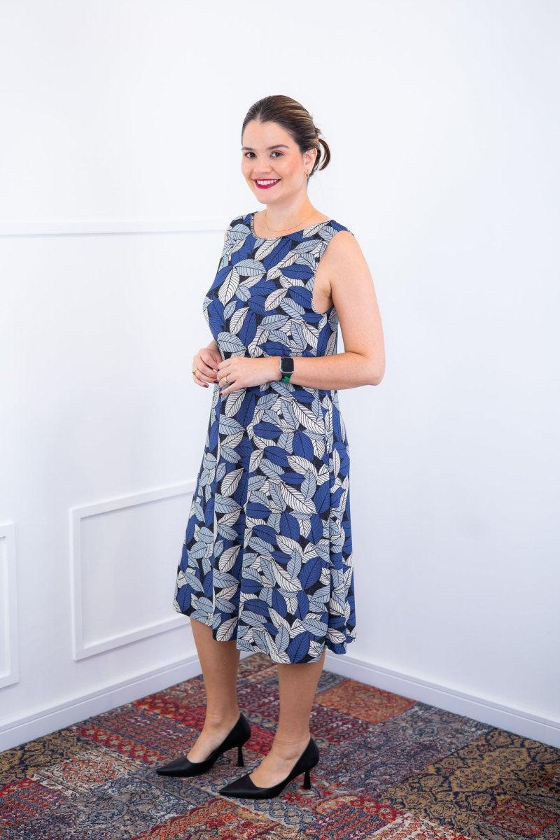 Vestido Sofia - Malha Confort Regata Midi - Naguirre Shop