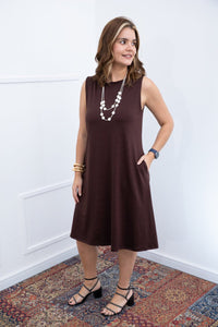 Vestido Sofia na cor Mocha, foto 3 de 4