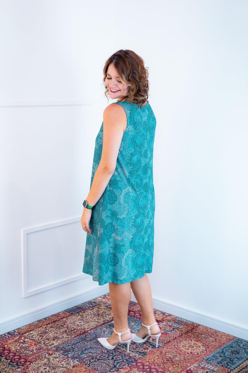 Vestido Sofia - Malha Confort Regata Midi - Naguirre Shop