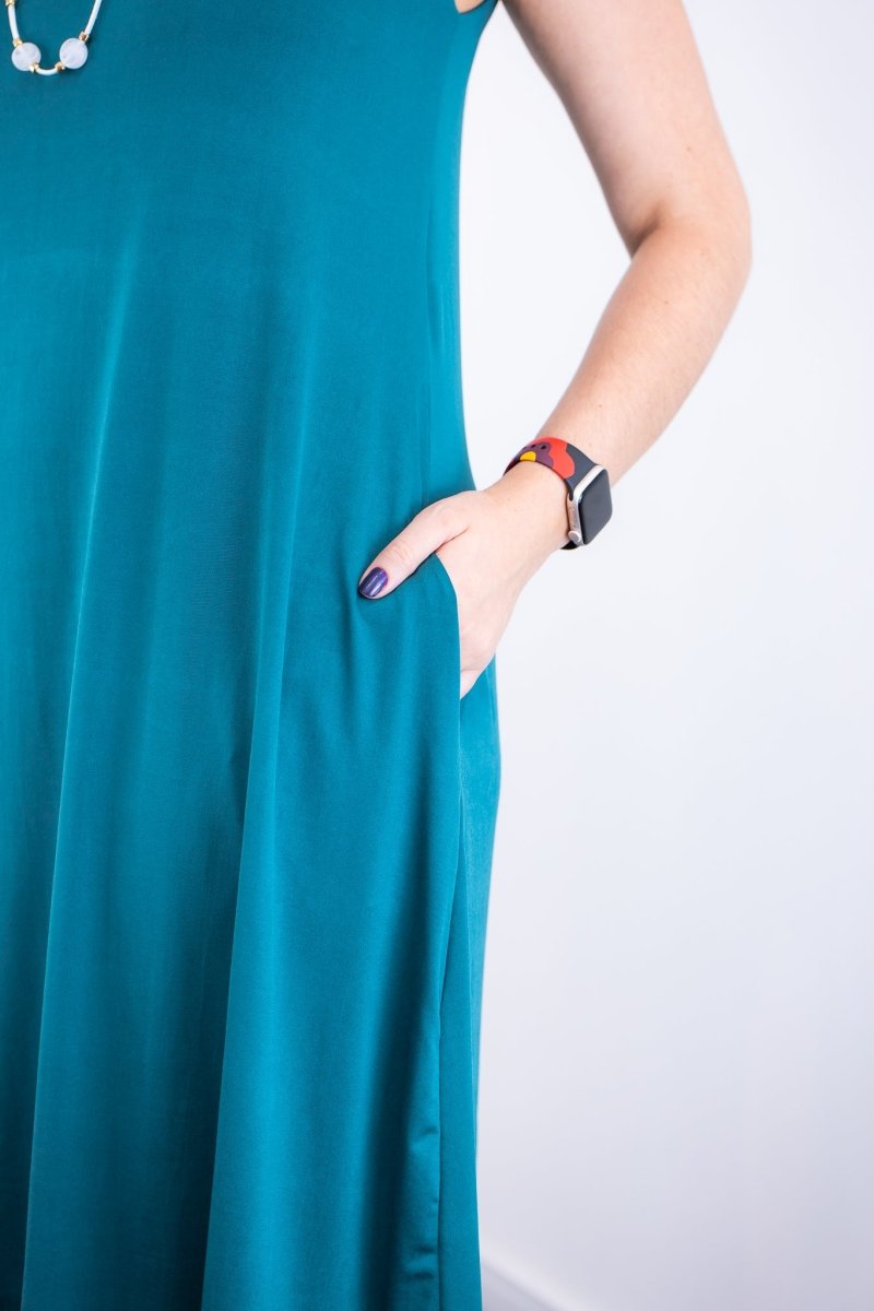 Vestido Sofia - Malha Confort Regata Midi - Naguirre Shop