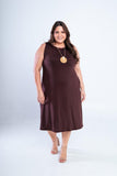 Vestido Sofia - Malha Confort Regata Midi - Naguirre Shop