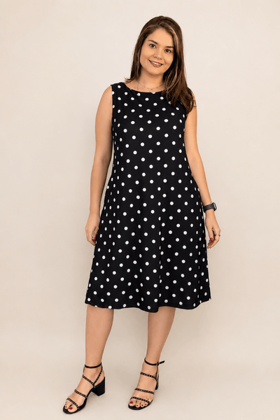 Vestido Sofia - Malha Confort Regata Midi - Naguirre Shop
