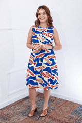 Vestido Sofia - Malha Confort Regata Midi - Naguirre Shop