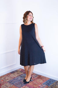 Vestido Sofia na cor Bolinha Rosé (Estampa), foto 2 de 2