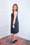 Vestido Sofia - Malha Confort Regata Midi - Naguirre Shop