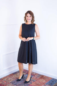 Vestido Sofia na cor Bolinha Rosé (Estampa), foto 1 de 2