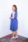 Vestido Sofia - Malha Confort Regata Midi - Naguirre Shop