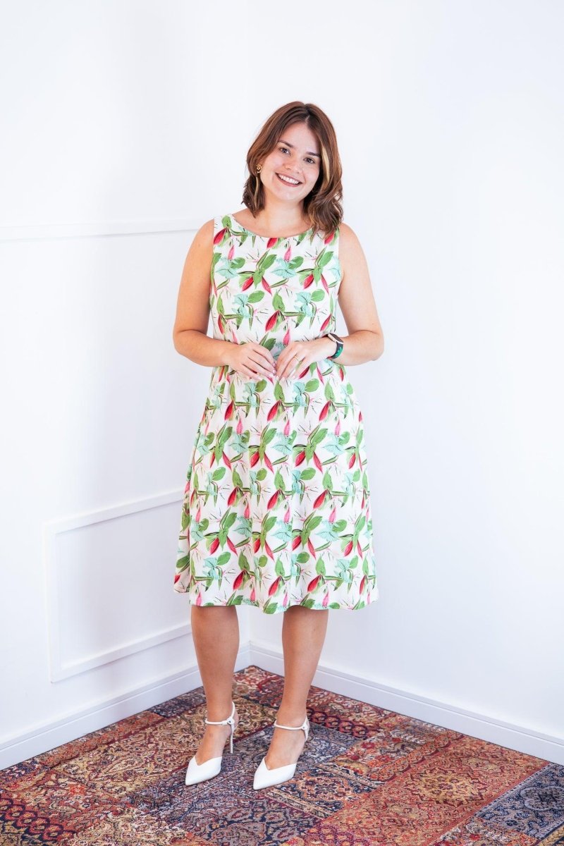 Vestido Sofia - Malha Confort Regata Midi - Naguirre Shop