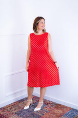 Vestido Sofia - Malha Confort Regata Midi - Naguirre Shop