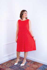 Vestido Sofia - Malha Confort Regata Midi - Naguirre Shop