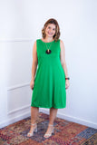 Vestido Sofia - Malha Confort Regata Midi - Naguirre Shop