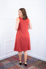 Vestido Sofia - Malha Confort Regata Midi - Naguirre Shop