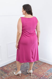 Vestido Sofia na cor Fúcsia, foto 4 de 4