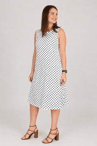 Vestido Sofia - Malha Confort Regata Midi - Naguirre Shop