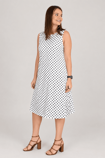 Vestido Sofia - Malha Confort Regata Midi - Naguirre Shop