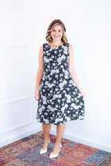 Vestido Sofia - Malha Confort Regata Midi - Naguirre Shop