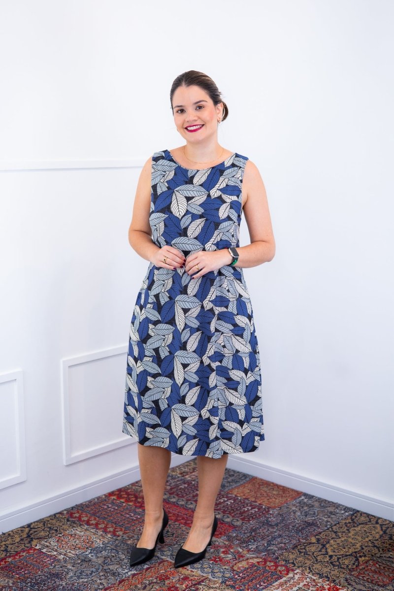 Vestido Sofia - Malha Confort Regata Midi - Naguirre Shop