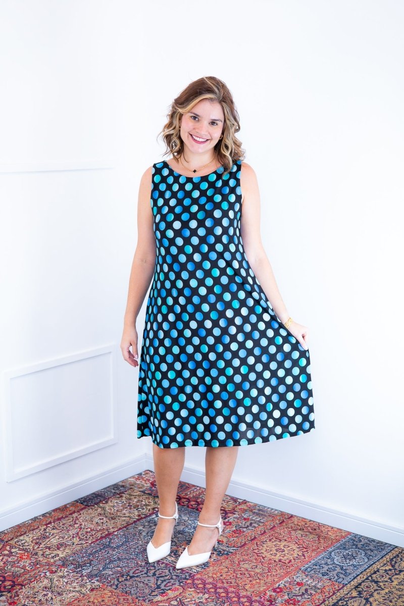 Vestido Sofia - Malha Confort Regata Midi - Naguirre Shop