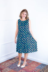 Vestido Sofia - Malha Confort Regata Midi - Naguirre Shop