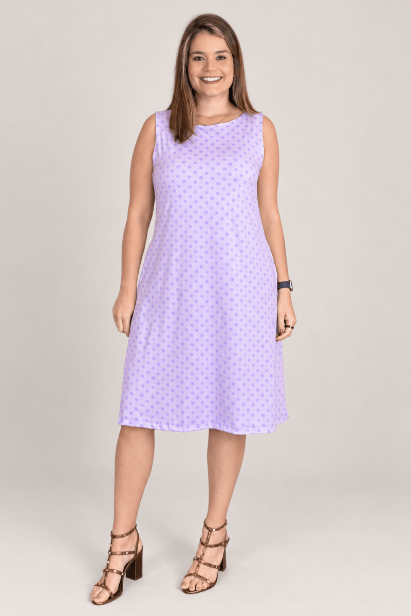 Vestido Sofia - Malha Confort Regata Midi - Naguirre Shop