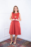 Vestido Sofia - Malha Confort Regata Midi - Naguirre Shop