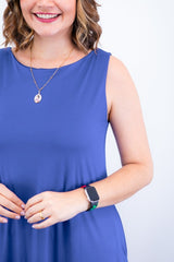 Vestido Sofia - Malha Confort Regata Midi - Naguirre Shop