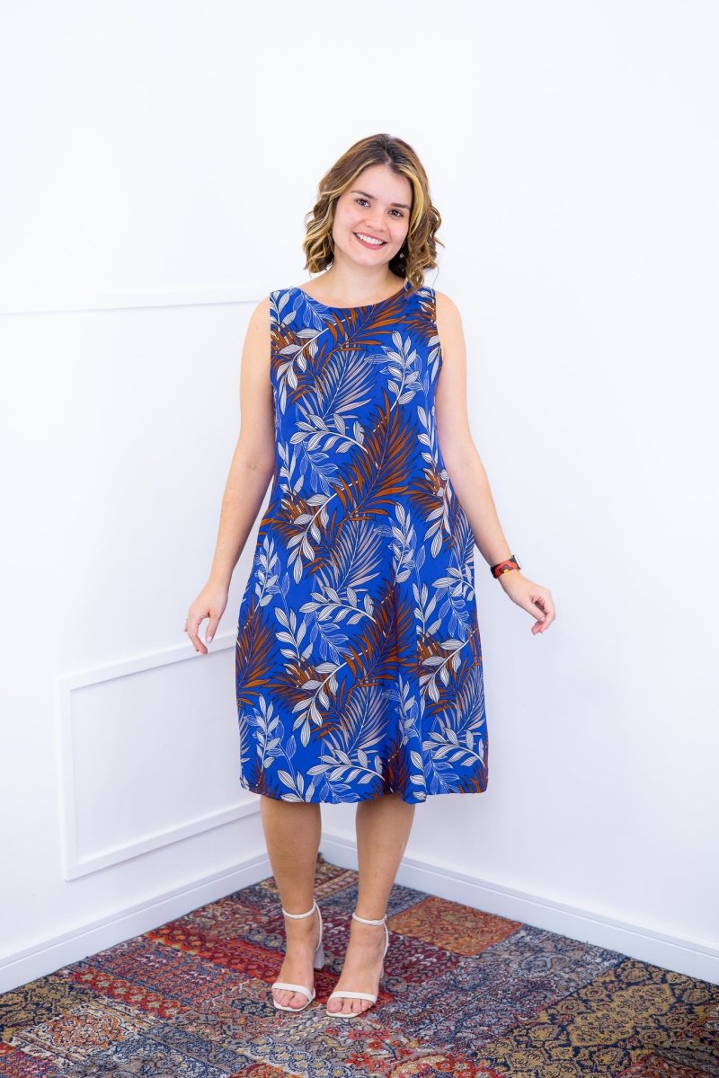 Vestido Sofia - Malha Confort Regata Midi - Naguirre Shop