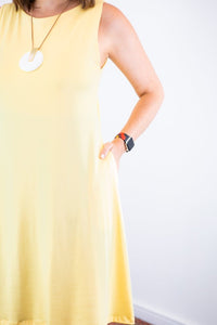 Vestido Sofia - Malha Confort Regata Midi - Naguirre Shop