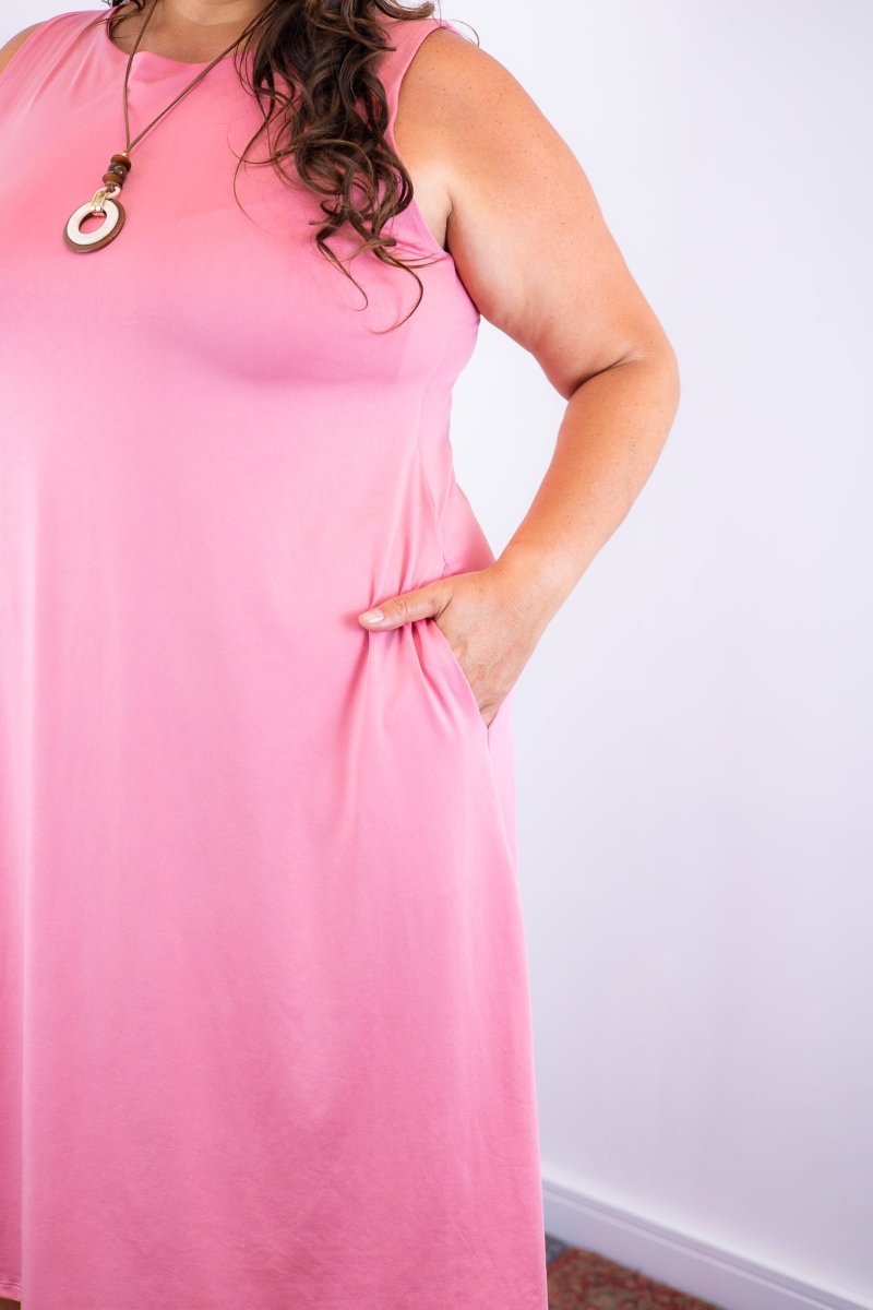 Vestido Sofia - Malha Confort Regata Midi - Naguirre Shop