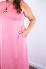 Vestido Sofia - Malha Confort Regata Midi - Naguirre Shop