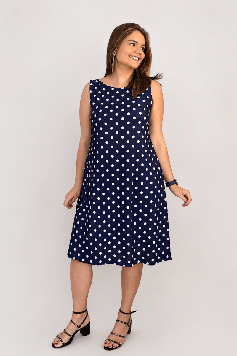 Vestido Sofia - Malha Confort Regata Midi - Naguirre Shop