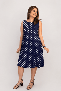 Vestido Sofia - Malha Confort Regata Midi - Naguirre Shop
