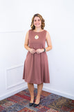 Vestido Sofia - Malha Confort Regata Midi - Naguirre Shop