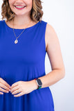 Vestido Sofia - Malha Confort Regata Midi - Naguirre Shop
