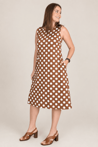 Vestido Sofia - Malha Confort Regata Midi - Naguirre Shop