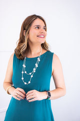 Vestido Sofia - Malha Confort Regata Midi - Naguirre Shop