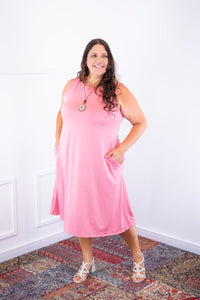 Vestido Sofia na cor Rosa Blush, foto 3 de 4