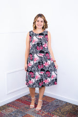 Vestido Sofia - Malha Confort Regata Midi - Naguirre Shop