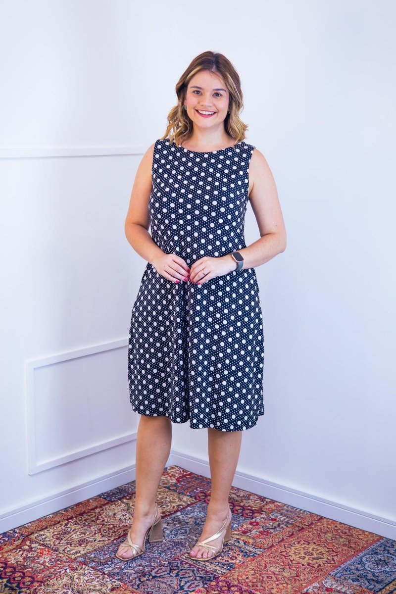 Vestido Sofia - Malha Confort Regata Midi - Naguirre Shop