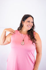 Vestido Sofia - Malha Confort Regata Midi - Naguirre Shop