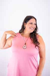Vestido Sofia - Malha Confort Regata Midi - Naguirre Shop