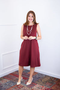 Vestido Sofia - Malha Confort Regata Midi - Naguirre Shop