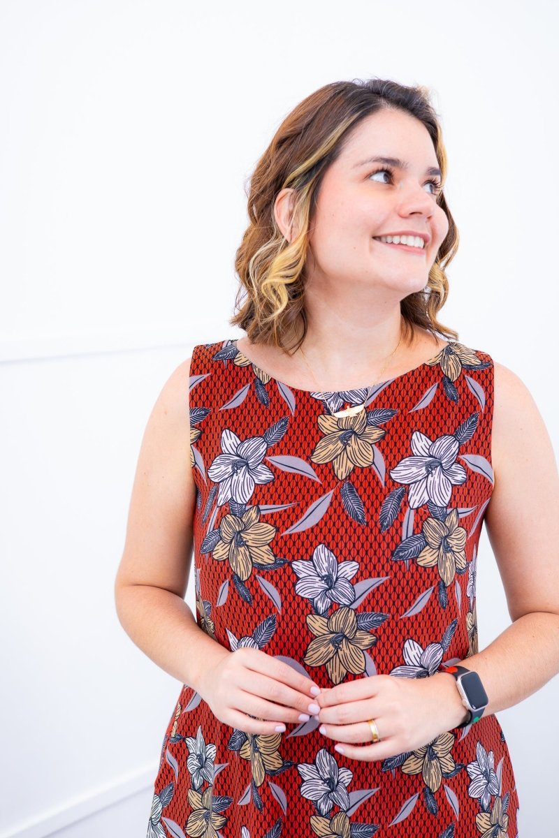 Vestido Sofia - Malha Confort Regata Midi - Naguirre Shop